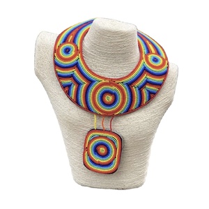 Collar de Cuentas de Moda CRYSTAL CRAFT, Joyería para Mujer, Accesorios para Mujer, Collar Hecho a Mano, Estilo Africano Nativo para Chicas - Product Image 1