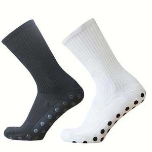 ถุงเท้าฟุตบอลผู้ชายโลโก้แบบกำหนดเอง ถุงเท้ากันลื่นสำหรับฟุตบอล บาสเกตบอล ฮอกกี้ รักบี้ กีฬา วิ่ง โดย BS - Product Image 6