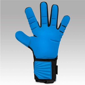 Guantes de Portero de Fútbol Azules de PU Antideslizantes con Cierre de Velcro, Equipo Deportivo Unisex - Product Image 5