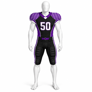 Uniforme de Fútbol Americano Personalizable, Transpirable, Cómodo, Estampado, de Alta Calidad y Bajo Precio para Hombre - Product Image 1