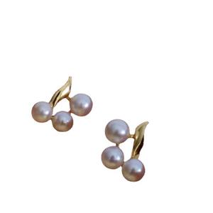 Pendientes de Plata de Ley S925 con Perlas de Agua Dulce de 10-11 mm, Estilo Ligero y Lujoso, Redondos, con Luz Intensa, para Dormir - Product Image 5