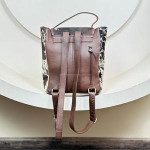 Sac à dos grande capacité pour femmes sacs à main de haute qualité en cuir de vachette usiné à la main Vintage sac à dos sacs d'école sacs à dos de voyage - Product Image 5