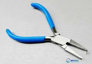 INSTRUMENTS CHIRURGICAUX INTENSES Pinces à dents ouvertes en acier au carbone pour la réparation de bijoux et le sertissage de pierres précieuses - Product Image 4