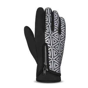 Guantes de esquí y snowboard OEM antideslizantes, cálidos para invierno, de dedo completo para hombre, cortavientos, de PU, que absorben la humedad, cómodos para deportes y conducción. - Product Image 4