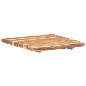 Plateau de table en bois d'acacia massif pour salle à manger, options de taille 22,8''x(19,7''-23,6'')x1,5'' - Product Image 6