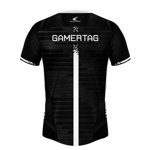 Camiseta de Fútbol con Cuello en V, Sublimación Completa, Manga Corta, Absorbe la Humedad, Elástica en Cuatro Direcciones, Transpirable, Ecológica, Ajuste Atlético - Product Image 3
