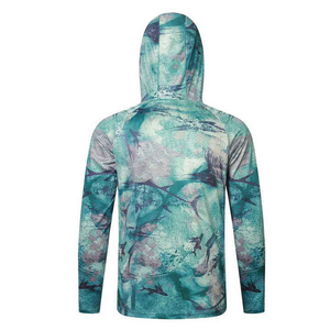 Vêtements de pêche à sublimation de conception originale, sweats à capuche à manches longues pour la pêche, l'escalade, la chasse, sweats à capuche de pêche à séchage rapide - Product Image 3