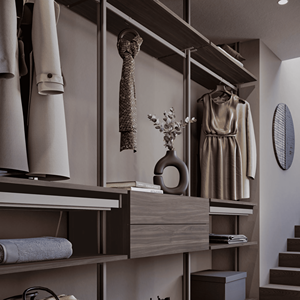 JY Project Custom Modern Simple Luxury Wooden <b>Wardrobe</b> Bedroom Dressing Room Walk-in Closet Cheap Functional Hardware Wholesale - Product Image 4