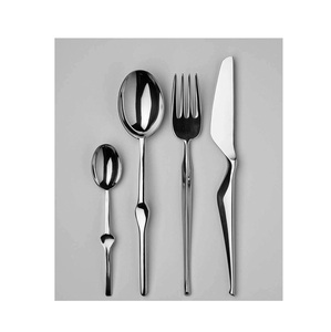 Ensemble de couverts professionnels en acier inoxydable, ustensiles de table durables pour la cuisine, le restaurant, l'hôtellerie, la restauration et les repas en famille - Product Image 1