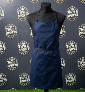 Delantal de Algodón Azul Marino Tejido, Unisex, Uniforme para Personal de Restaurante y Bar, Duradero, Reutilizable, Suave e Higiénico - Product Image 2