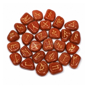 Juego de Runas de Selenita al por Mayor, Runas de Cristal Satinado, Piedras de Adivinación Elder Futhark, Juego de Runas Espirituales, Piedras de Runas Espirituales - Product Image 6