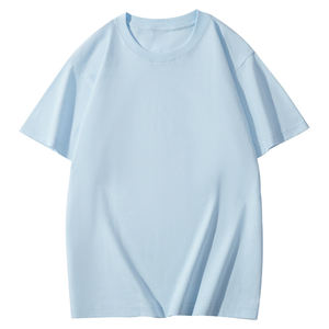 Bangladesh China Factory Price 200g Heavyweight Combed Cotton <b>T</b> <b>Shirt</b> <b>Mens</b> Round Neck Loose Fit Drop Shoulder Printable <b>T</b> <b>Shirt</b> - Product Image 4