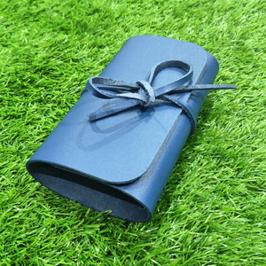 Protège-cahier A6 en cuir de vachette Grand Blue, artisanal, en cuir tanné, couverture de carnet, papeterie de direction, organiseurs de voyage - Product Image 3