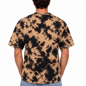 Men <b>Tie</b> <b>Dye</b> T <b>Shirt</b> Premium Soft Breathable Trendy Comfortable Short Sleeve O-Neck Regular Fit Cotton Casual Knitted Patterned - Product Image 2