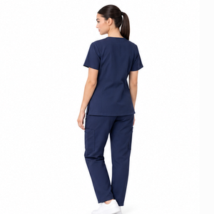 Ensemble de Tenues Médicales Confortables pour Femmes : Blouse et Pantalon Extensibles pour Hôpitaux et Cliniques – Vêtements de Travail Professionnels pour Soignants - Product Image 3