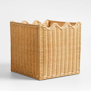 Panier en rotin mignon pour la chambre des enfants et les crèches, accessoire d'organisation, panier à linge tissé à la main pour jouets - Product Image 4