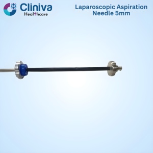 Aguja de Aspiración Laparoscópica Cliniva 5mmx330mm, Instrumento Quirúrgico Manual Reutilizable de Alta Calidad, Certificado CE Clase II, 1 Año de Garantía - Product Image 4