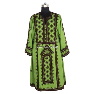 Vestido Tribal Afgano Balochi Auténtico BDR035, Vestido Bohemio Único al por Mayor, Vestido Vintage Hecho a Mano, Estilo Banjara Balochi - Product Image 5