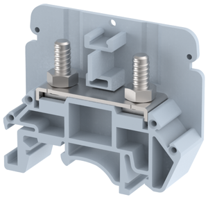 Bloque de Terminales Cerámico KBTM4, Conexión por Perno de 11-20 AWG, Cobre Niquelado, 200A Máx., 4 Polos - Product Image 1