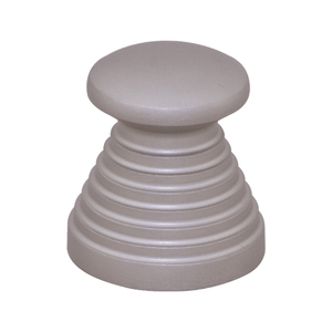 Tirador cónico escalonado de aluminio con diseño Tivara, en latón dorado, negro, oro rosa, azul cielo, marrón mate y acero inoxidable mate para gabinetes. - Product Image 5