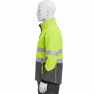 Ropa de Trabajo Ligera y Cómoda para Exteriores, Chaqueta de Seguridad OEM, Ropa de Trabajo Industrial, Detalles Reflectantes, Tela Resistente - Product Image 3