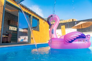 Customizable Steel RV Camper <b>Trailer</b> Mobile Caravan Container House with Kitchen Bathroom Sleeping Space for Travel & Touring - Product Image 2