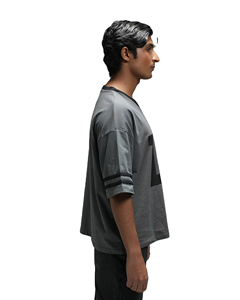 Customized Summer New T-<b>Shirt</b> For Women V-Neck <b>Patchwork</b> Short Sleeve Sports Football Jersey Loose Oversized Tops - Product Image 5