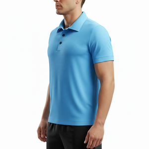 Reliable Quality Custom Cotton Polyester Fashion <b>Collar</b> <b>T</b>-<b>Shirt</b> Printed Cotton Men's Short-Sleeved Polo <b>Shirts</b> - Product Image 1