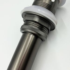 Drenaje de lavabo de baño con desbordamiento Tapón emergente de acero inoxidable 304 para lavabo de lavabo - Product Image 6