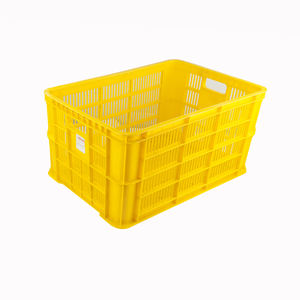Caisses en plastique empilables, caisse en HDPE, qualité durable, stockage pour légumes et fruits, panier en plastique multifonctionnel portable - Product Image 5