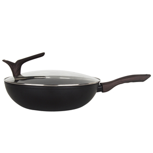 Wok antiadhésif avancé avec base compatible induction, poignée ergonomique à prise souple et technologie de distribution de chaleur supérieure - Product Image 1