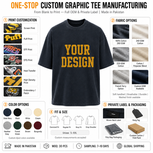 เสื้อยืดคอกลมแขนสั้นทรงโอเวอร์ไซส์ผ้าคอตตอนเจอร์ซีย์สำหรับผู้ชาย พิมพ์ลายตัวอักษรด้านหน้า สไตล์ลำลอง - Product Image 5