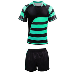 Camisetas de Rugby Unisex de Alta Calidad, Precio de Mayoreo, Hechas con Material 100% Poliéster, Absorbentes de Humedad, Nombre del Equipo Personalizado - Product Image 5