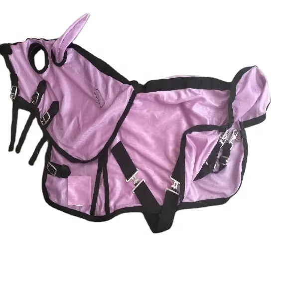 Cool Mesh Horse Rug with attached Hood Summer Horse Rugs Fly Masks Ripstop Premium Detachable Neck Equine Riding House
