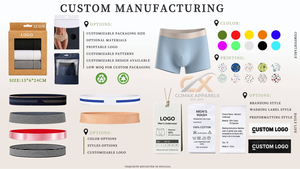 Fabricante Directo, Marca Privada ODM, Calzoncillos Boxer Sin Costuras 100% Algodón para Hombre, Ecológicos, Transpirables, Antiestáticos - Product Image 4