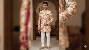 Natural Crepe Position Print Quick-Dry Heavyweight Woven <b>Fabric</b> for Men's Apparel - Product Image 2