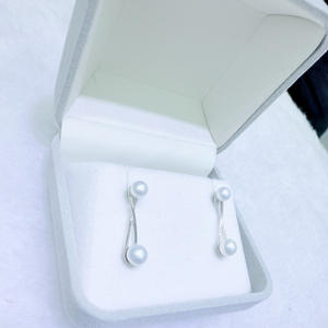 Pendientes de Perlas de Agua Dulce de Plata de Ley de Alta Calidad, Redondos, de 4-6 mm, con Aurora Impecable, de Zhuji Mountain Lake - Product Image 4