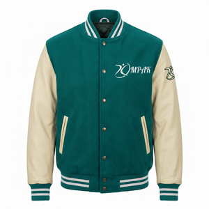 Blousons universitaires authentiques de style américain pour l'hiver, à capuche, écologiques, respirants, avec manches contrastées, style urbain moderne - Product Image 1