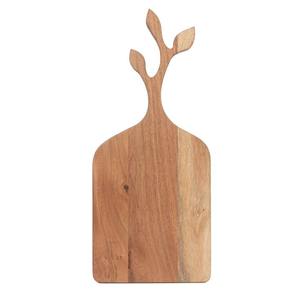 Tabla de cortar de madera de acacia de alta calidad, tamaño personalizado, con mango, para queso y frutas, para uso en cocina, hoteles y restaurantes. - Product Image 3