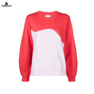 Nouveau sweat-shirt en spandex pour femmes, logo personnalisé sur le devant, tissu satiné, manches longues, streetwear décontracté - Product Image 1