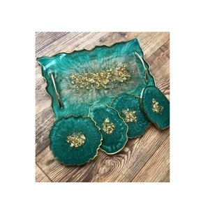 Breakfast Coffee Food Desserts <b>Storage</b> <b>Tray</b> Epoxy Resin <b>Tray</b> Lightweight Handmade Elegant <b>Tray</b> Dinner Serving <b>Tray</b> Durable - Product Image 3