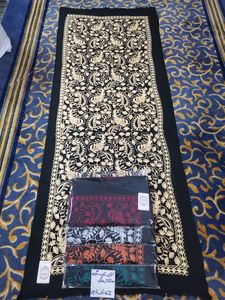 Wholesale Women Acrylic Jacquard <b>Shawl</b> Paisley Floral Embroidered 270g Winter Fashion OEM ODM Custom - Product Image 2
