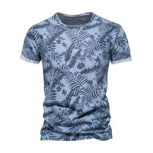 เสื้อยืดโพลีเอสเตอร์คุณภาพสูง 100% พิมพ์ลายด้วยความร้อน โลโก้สั่งทำได้ ดีไซน์ใหม่ เสื้อยืดซับลิเมชั่นสำหรับผู้ชาย - Product Image 1