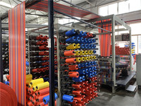 Rouleaux de tissu de haute qualité, rouleaux de tissu géants emballés en sac PP