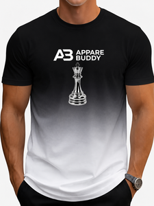 Camiseta de Manga Corta Casual para Hombre, Marca AMY, 100% Algodón, Corte Regular, Frente Liso, Bordado Personalizado con Logotipo, Venta al Por Mayor - Product Image 3
