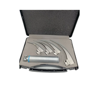 Laryngoscope LED Debonairii Macintosh Modèle Dii-84745, 4 lames en acier, kit de diagnostic vétérinaire certifié CE, intubation ORL 1