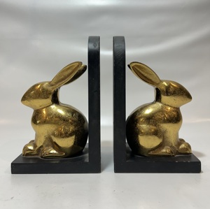 Elegant Aluminium <b>Book</b> <b>Stand</b> Bookends Set | Decorative Metal <b>Book</b> <b>Holder</b> Home Library Office Workspace Study Table ARTISAN - Product Image 3