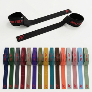 Sangles de musculation en coton et nylon de qualité supérieure, vente en gros, soutien du poignet, sangles d'entraînement pour la musculation et la remise en forme - Product Image 1