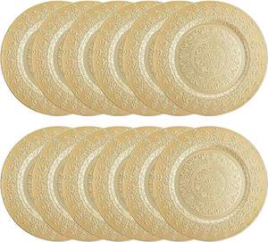 Plato Decorativo Dorado de Primera Calidad para Banquetes y Decoración de Mesa - Product Image 1