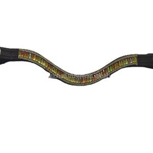 Кожаная лента для бровей, <span class=keywords><strong>3</strong></span> ряда, квадратные кристаллы, волнообразная подкладочная кожаная лента для бровей без подкладки, все пользовательские размеры - Product Image 1